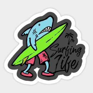 Surfing Life Sticker